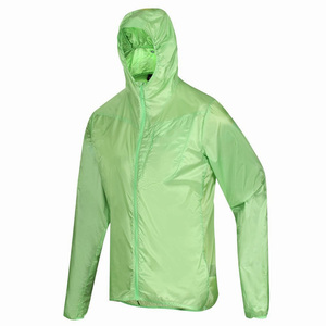 Chubasquero impermeable de moda de Color verde claro Chubasquero DE SEGURIDAD Chubasquero de nailon de poliéster para Unisex - Product Image 3