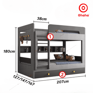 Lit superposé intelligent moderne Ohaha Premium - GTHD020 - Product Image 6