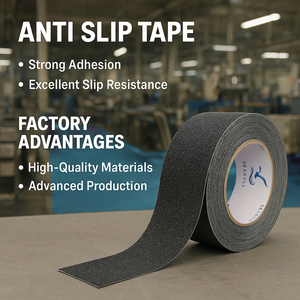 Cinta Antideslizante de Alta Resistencia para Escaleras, Rampas y Pisos en Áreas Industriales, Comerciales y Residenciales, Agarre de Seguridad de Alta Tracción - Product Image 1