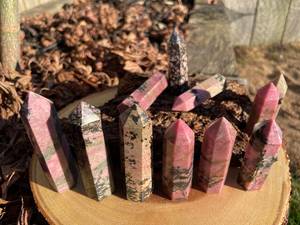 Obelisco de Rodonita Rosa genuino, punto de torre de cristal Natural pulido, decoración del hogar, Feng Shui, amor curativo, regalo europeo - Product Image 3