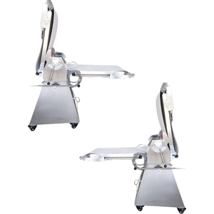 Laminadora de masa eléctrica de 2 vías, equipo de panadería Reversible de acero inoxidable de buena calidad, embalaje de paletas Kien An Vietnam - Product Image 1