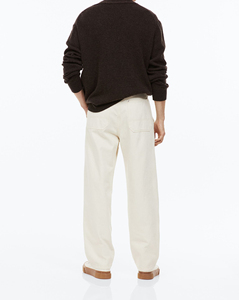 กางเกงยีนส์สุดหรูสำหรับผู้ชายกางเกงยีนส์ของผู้ชายกางเกงยีนส์บางเฉียบลายขาดขาดๆออกแบบได้ตามต้องการ - Product Image 4