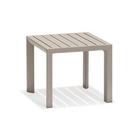 Meubles de jardin, table carrée d'extérieur, 4 chaises, ensemble de table à manger, table à thé de jardin moderne classique, patio