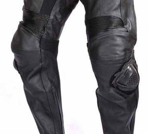 Venta al por mayor de pantalones protectores de cuero para hombres, pantalones de carreras personalizados duraderos para montar en motocicleta, pantalones de cuero para motocicleta - Product Image 6
