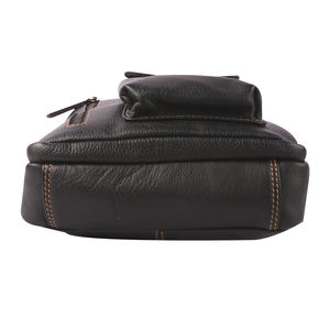 Sac de voyage en cuir véritable pour hommes, fermeture à glissière, style tendance - Product Image 4