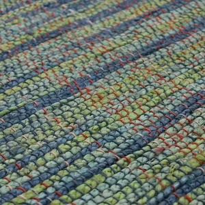 Meilleure vente classique tapis de jute multicolore vibrant motif rayé durable et doux tressé écologique salons chambres à coucher - Product Image 4