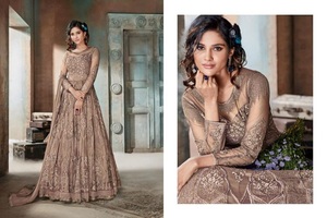 Heavy Fantastic Butterfly Nina con bordado y Diamante trabajo traje semi cosido para la venta en línea - Product Image 2