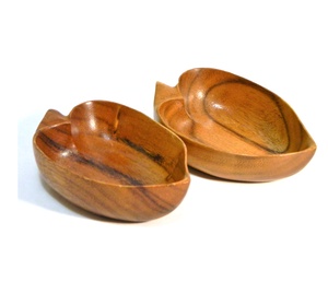 Cuenco de madera con forma de papaya, cuenco de madera moderno elegante Premium, forma de mango hecho a mano, el mejor precio - Product Image 2