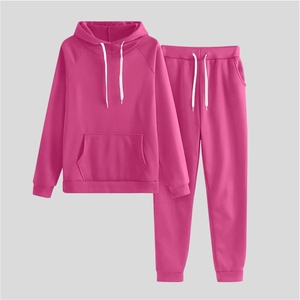 Chándales informales de lavado ácido con capucha personalizados de alta calidad para mujer, ropa de calle de nuevo diseño, ropa deportiva para gimnasio, técnicas lavadas - Product Image 4
