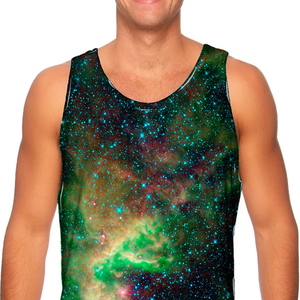 Débardeur pour homme PUFFIN SPORTS à séchage rapide, style streetwear, avec impression numérique, polyester/coton, débardeurs pour homme - Product Image 2