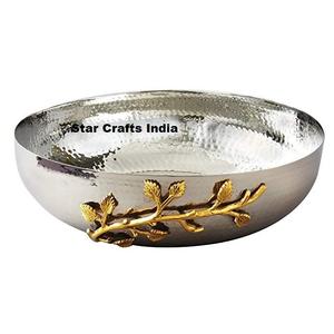 Cuencos DE SERVICIO DE ACERO INOXIDABLE para ensalada de frutas decorativos de alta calidad personalizados para decoración de mesa, utensilios de cocina, uso de Catering - Product Image 6