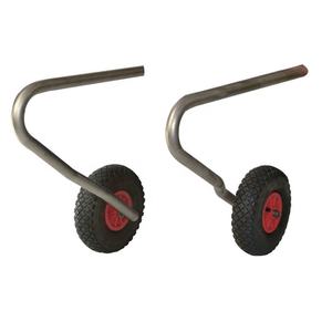 Rueda de Transporte para Botes Inflables de Acero Inoxidable, Nueva, Marca Sumar, 360 mm - Product Image 1