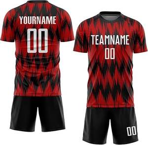 Uniforme de fútbol de poliéster 100% de último diseño, uniforme profesional para niños de nuevo estilo, Color sólido de calidad Premium a la venta - Product Image 1