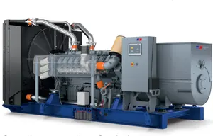 Europese Originele Mtu Continu Vermogen 1000kw Open Natrual Gas Generator 8v 4000 Gs Motor Met Chp-Systeem