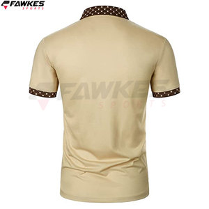 Ropa exterior de calidad superior Color sólido Cómodo Hombres Polos Buena venta Nuevo diseño Polos - Product Image 5
