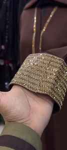 Abaya traditionnelle de Dubaï brodée avec chaîne de diamant élégante et modeste pour femmes robes formelles en tissu respirant vêtements musulmans - Product Image 2