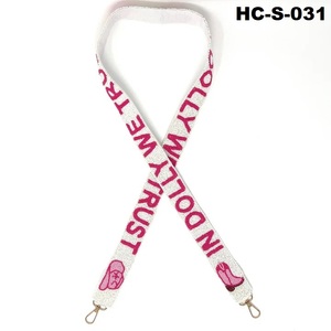 Handmade Stylish Seed Beaded Decorative Purse Strap Trendy Fashion Accessory for Boho Chic Crossbody <b>Bags</b> Totes Metal <b>Belts</b> - Product Image 3