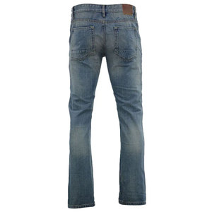 กางเกงยีนส์สลิมฟิตสำหรับผู้ชายกางเกงยีนส์ขายาวผ้าคอตตอนสำหรับผู้ชายดีไซน์แบบกำหนดเองแฟชั่นใหม่ - Product Image 2