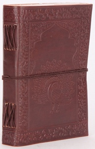 Celtic Tree Life cuero genuino en relieve de bolsillo hecho a mano diario de hojas sueltas para bocetos notas cuaderno de papel hecho a mano - Product Image 4