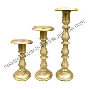 Candelabros de Aluminio con Acabado Dorado 2026, Centros de Mesa de Primera Calidad, Perfectos para Bodas y Eventos - Product Image 3