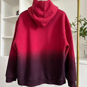 Sudadera con Capucha de Alta Calidad, 100% Algodón, Talla Grande, Cierre Completo, Personalizada, Estilo Urbano, Impresión Digital, Felpa Gruesa, para Invierno - Product Image 2