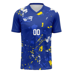 Maillot de football personnalisé vierge pour hommes, tenue de football d'équipe, taille plus, maillot de football authentique, version joueur, tissu unique, tricot de football - Product Image 1