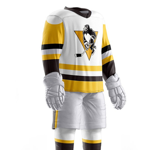 Maillot de hockey sur glace personnalisé pour équipe adulte, sublimé, réversible, respirant, écologique, séchage rapide, polyester/coton, personnalisé pour hommes - Product Image 2