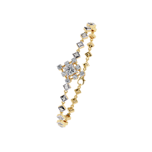 Fabulous 18K <b>Gold</b> Lab Grown Diamond Bracelet & <b>Bangle</b> - Product Image 3