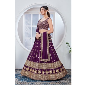 Excellente qualité Belle Fox Georgette Lehenga Choli pour les femmes et vêtements d'occasion disponibles pour un prix abordable - Product Image 1