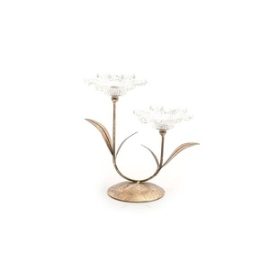 Tendance Design Fer Or Couleur Bougeoir Taille Personnalisée Forme Ronde Bougeoir Avec Première Qualité - Product Image 4