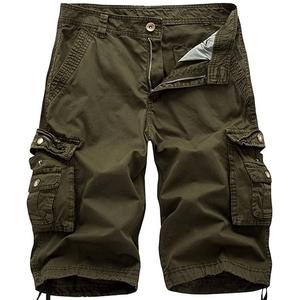 Short cargo léger avec logo personnalisé pour hommes Mode de rue Short cargo décontracté, respirant, de haute qualité, longueur genou - Product Image 5