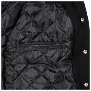 Chaqueta Universitaria de Invierno Unisex Personalizada al por Mayor, Cuello Alto, Lona Reversible, Transpirable, Ecológica, de Algodón, Informal, de Béisbol - Product Image 6