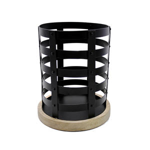 Maravillosa vela de metal votiva de tamaño mediano de forma redonda en color dorado para Decoración de mesa de hogar y boda personalizada - Product Image 6