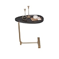 Table basse d'angle unique de décoration d'intérieur au design moderne montée au sol Table d'appoint de qualité supérieure pour salon