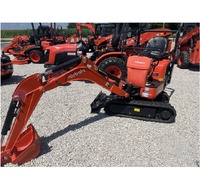 Mini-pelle compacte KX008 modèle 2022 de 1 tonne pour travaux lourds, système hydraulique, machine de construction Parker