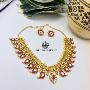 Red Stone Jadav Paten Elegant <b>Ruby</b> for Wedding Occasions - Product Image 3