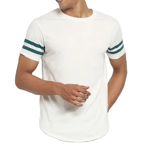 Camisetas de Hombre, Mezcla de Poliéster/Algodón, Diseño de Logotipo Personalizado, Serigrafía, Cuello Alto Tejido, Ropa Formal Transpirable, Estilo Urbano - Product Image 1