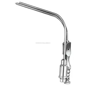 Poppen Suction Tube w/Fiber optic 8Fr. 13cm Designed for precise aspiration in various anatomical regions surgical instruments