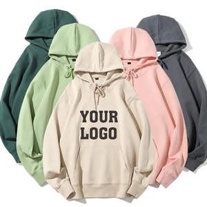 New Wholesale Heavyweight Plain Custom Oversized Zip up Hoodie Black 3d Puff Printed men's Hoodies with Customization - Product Image 1