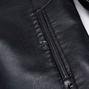 Veste en cuir mince de mode pour hommes personnalisée de vente chaude fabriquée au Pakistan veste en cuir à capuche de qualité nouvelle condition veste pour hommes - Product Image 4