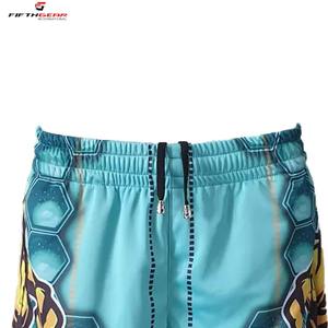 Ropa de calle de poliéster liso con estampado digital y logotipo personalizado, pantalones cortos de gimnasio de talla grande en blanco, pantalones cortos de diseñador de verano de malla personalizada para hombre - Product Image 5