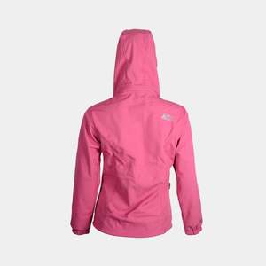 Veste polaire à capuche rose pour femmes préférée du client Naviguez en hiver avec fermeture éclair - Product Image 3