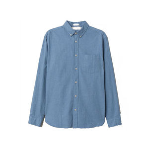 Chemise à boutons décontractée pour homme de haute qualité Manches longues Coupe régulière Flanelle de qualité supérieure Tissu anti-froissement - Product Image 4