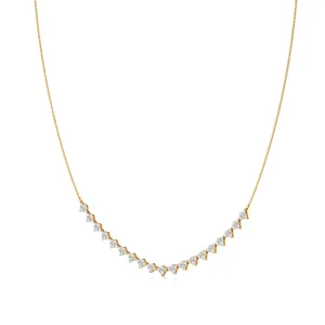 Collar de Diamantes en Cascada - Elegante Collar con Colgante de Diamantes - Product Image 2