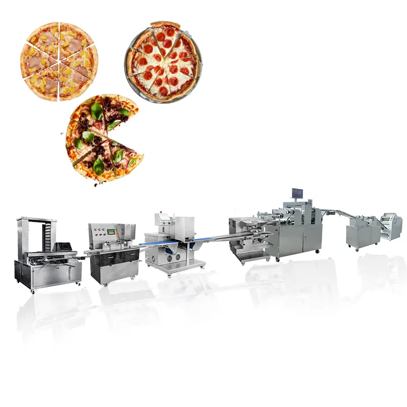 2023-LT冷凍ピザトッピングピザベース製造機ピザ製造生産自動フルライン