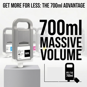 Cartuccia d'Inchiostro Sostitutiva PFI710 Enlite, Volume 700ml, per Stampanti Canon TX2000 3000 4000 per Stampa Grafica e Poster - Product Image 2