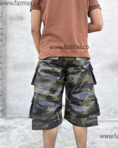 CAMO utliity Pantalones cortos de cuero Vintage 100% Cuero de vaca Corto Tallas grandes - Product Image 2