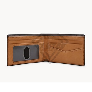 ที่ใส่บัตรเครดิตกระเป๋าหนังธุรกิจสำหรับผู้ชายกระเป๋าเงินหนังสำหรับเดินทางของขวัญแฟชั่นพิมพ์โลโก้สไตล์สำหรับผู้ชายบริการ OEM - Product Image 2