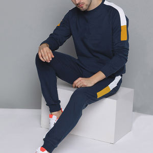 New Arrival Quick Dry Men Sweatsuit Long <b>Sleeve</b> Printed Logo Men Sweat Suit Hot Sale Sports Wear Men Sweat Pant & Sweatshirt Set - Product Image 2