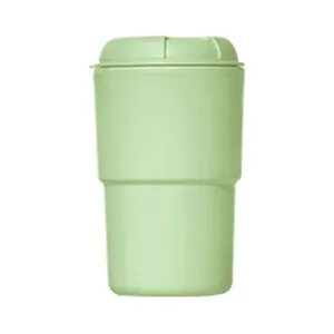 Yüksek kalite ve sıcak satış özelleştirilebilir bardaklar BPA ücretsiz plastik şişe çift duvarlı kupa tumbler 12oz